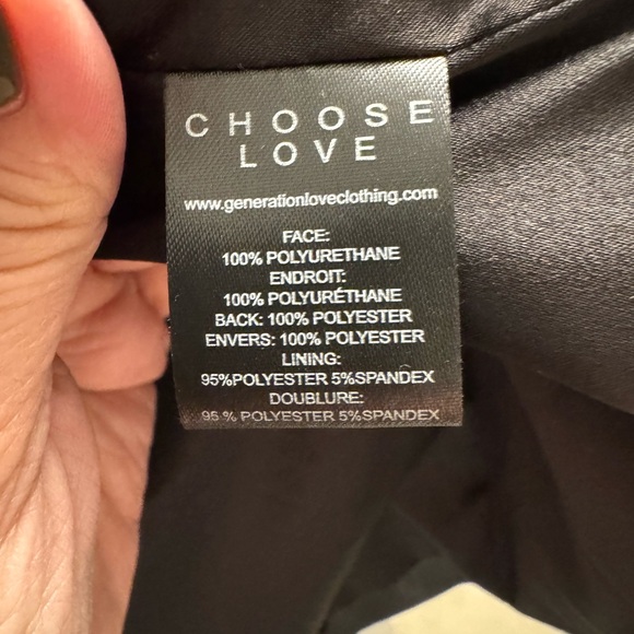 Generation Love Millie Faux Leather Blazer - Picture 4 of 6